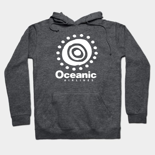 Oceanic Airlines T-shirt Hoodie by DoubleDu